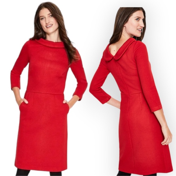 Boden Dresses & Skirts - Boden Scarlet Textured Mini Dress